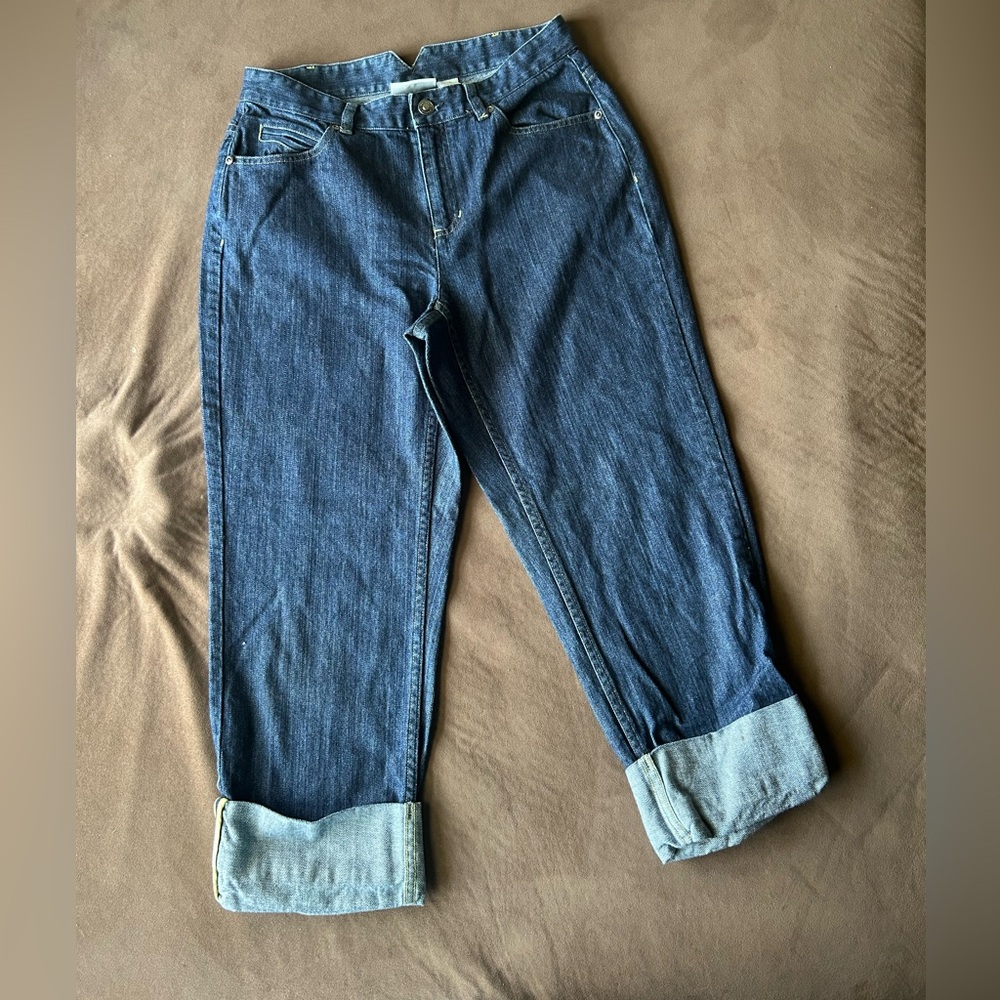 Claiborne Blue Boyfriend Jeans Relaxed Fit